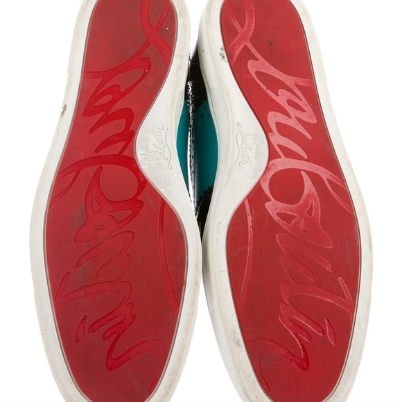 Christian Louboutin Patent Leather Low Top Sneakers​​​ - Picture 5 of 5